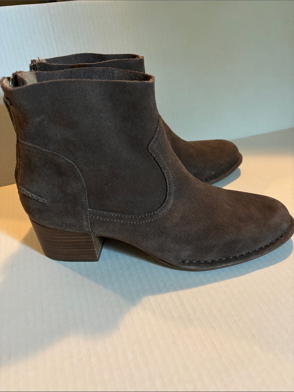 Ugg New without Box Women’s Suede Ankle Boots in Dark Brown Size 8.5